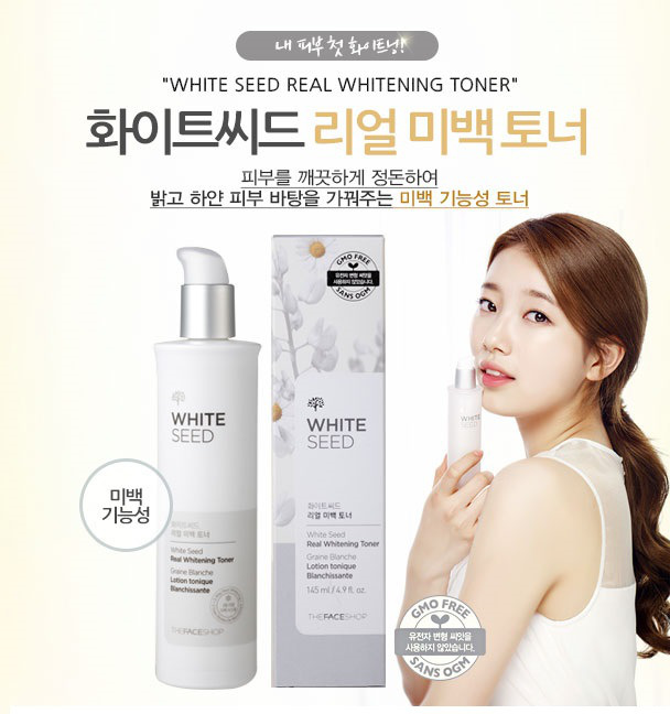 [TheFaceShop] Nước Hoa Hồng White Seed Real Whitening Toner